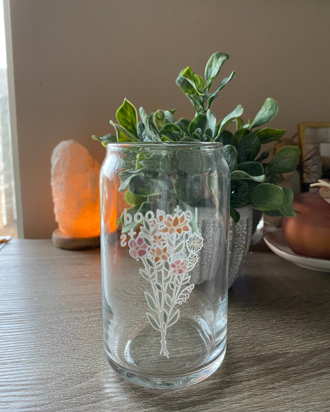 let good thoughts grow iced coffee glass | 2 style options - Image 5