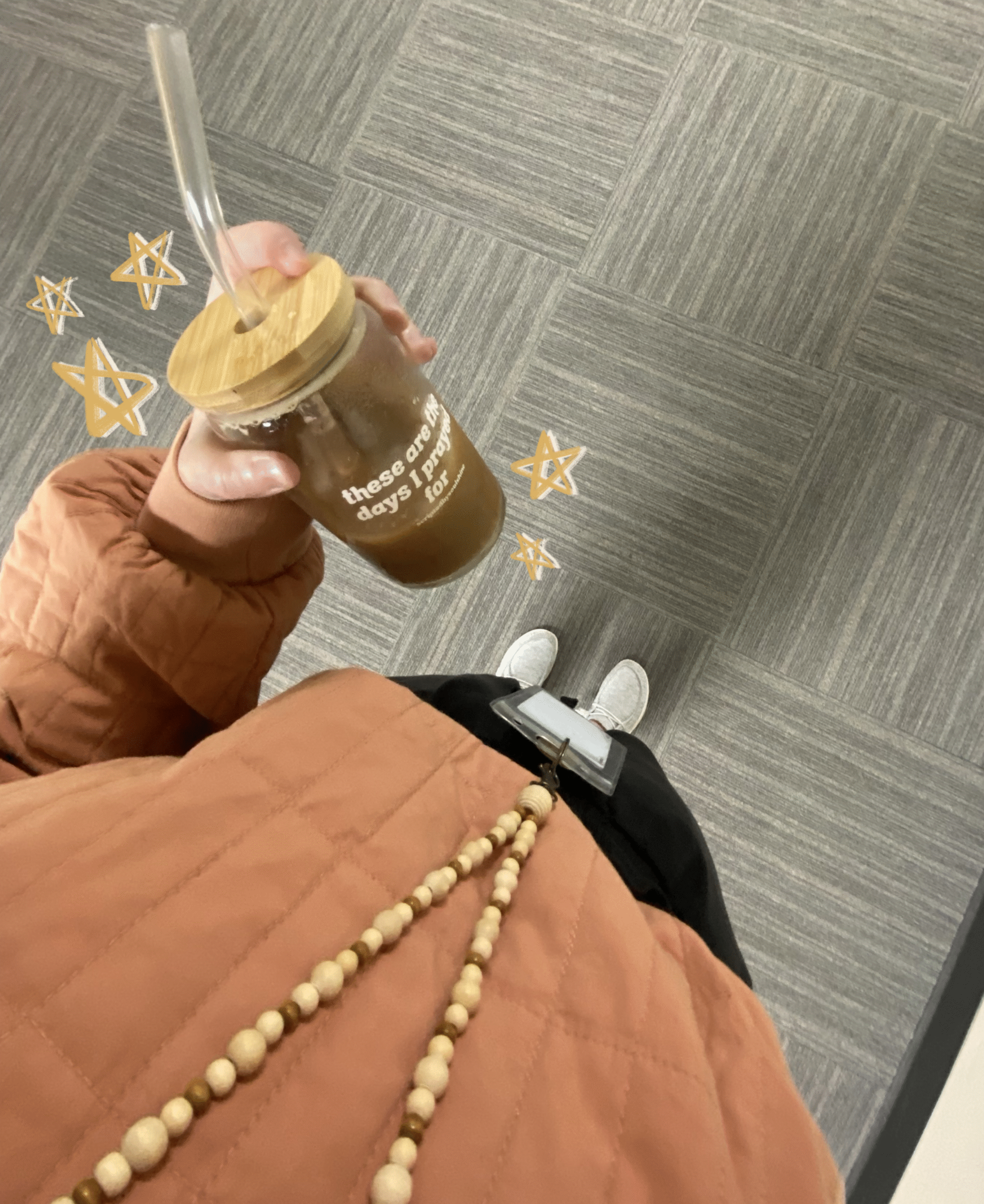 iced coffee glass | 16oz | these are the days I prayed for - Image 4