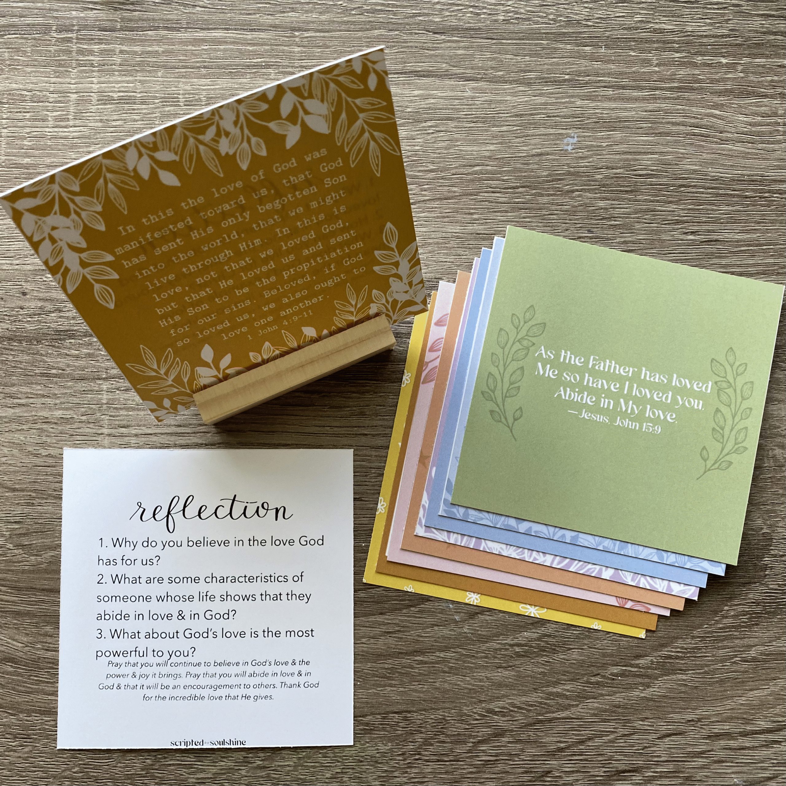 loved beyond measure Scripture cards | 10 cards about God's love - Image 3