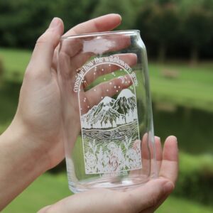 consider the wildflowers Luke 12:27-28 iced coffee glass