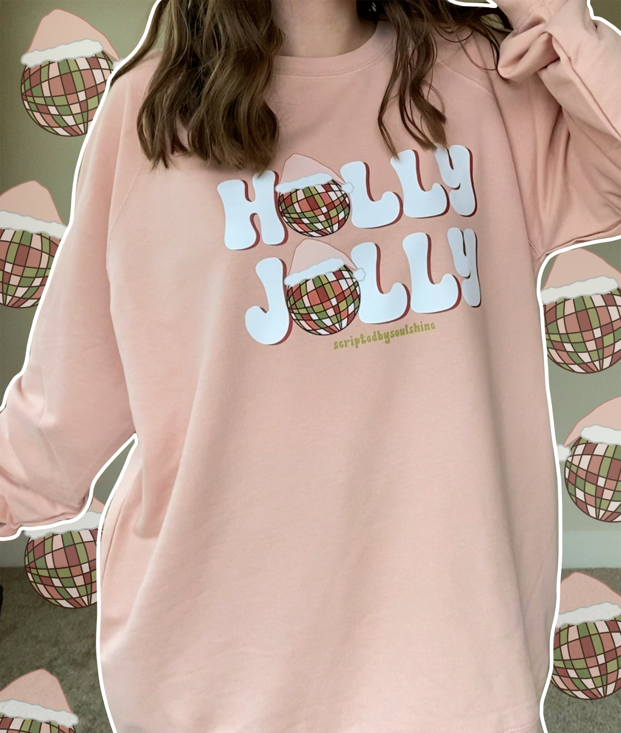 holly jolly sweatshirt