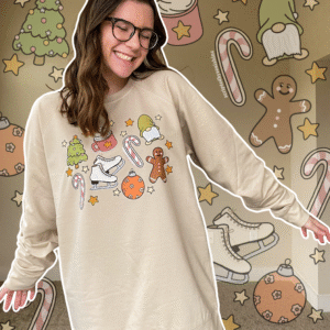 holiday doodles sweatshirt