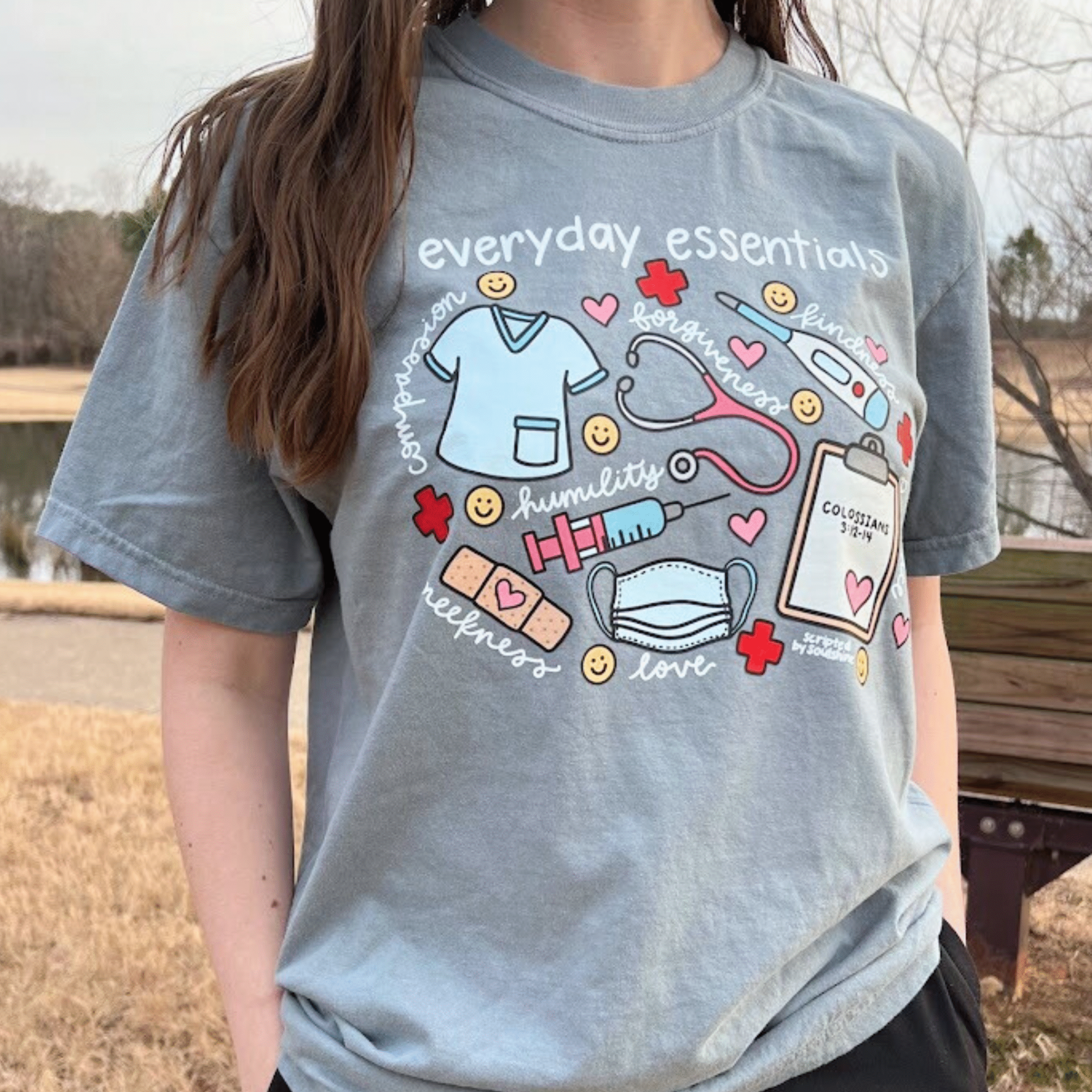 everyday essentials nurse tee - Image 2