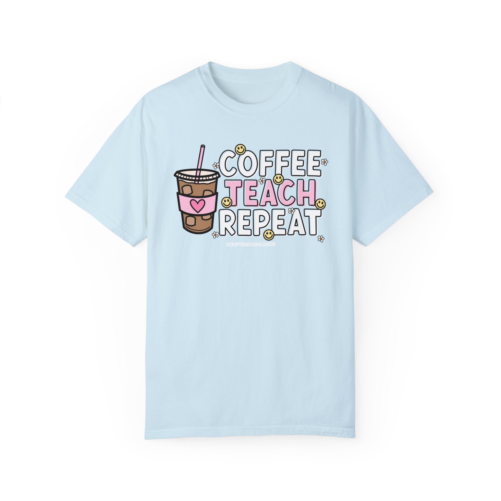 coffee teach repeat tee - Image 3