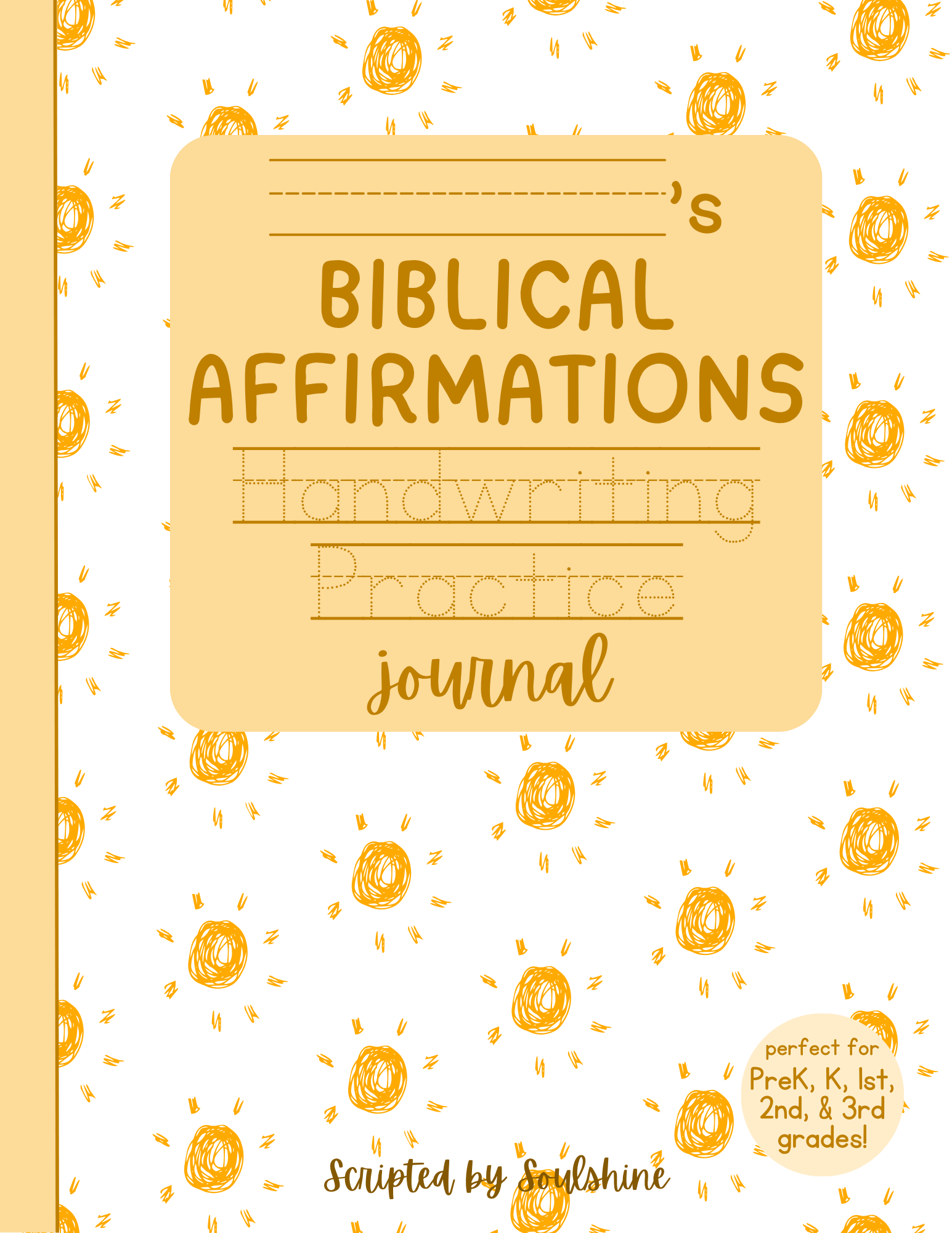 Affirmations Handwriting Workbook Cover
